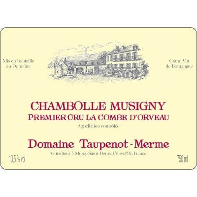 Taupenot Merme Chambolle-Musigny 1er Cru La Combe d'Orveau 2020 (6x75cl)