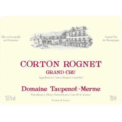 Taupenot Merme Corton-Rognet Grand Cru 2022 (6x75cl)