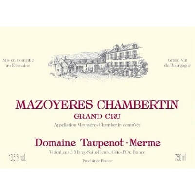 Taupenot Merme Mazoyeres-Chambertin Grand Cru 2022 (6x75cl)