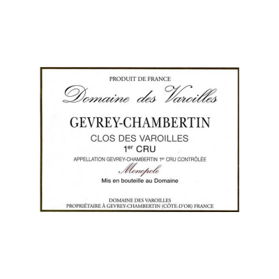 Varoilles Gevrey-Chambertin 1er Cru Clos des Varoilles 2019 (6x75cl)