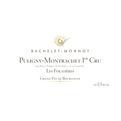 Bachelet-Monnot Puligny-Montrachet 1er Cru Les Folatieres 2022 (6x75cl)