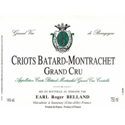 Roger Belland Criots-Batard-Montrachet Grand Cru 2021 (6x75cl)