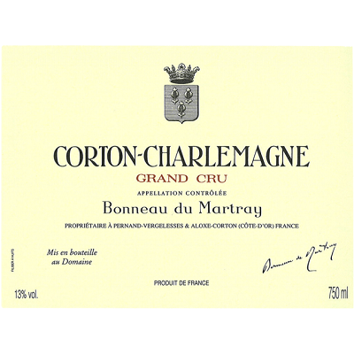 Bonneau du Martray Corton-Charlemagne Grand Cru 2020 (1x75cl)