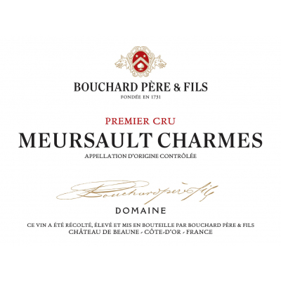 Bouchard Pere & Fils Meursault 1er Cru Les Charmes 2021 (6x75cl)
