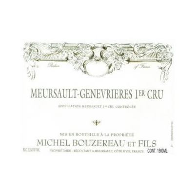 Michel Bouzereau Meursault 1er Cru Genevrieres 2022 (6x75cl)
