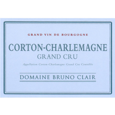 Bruno Clair Corton-Charlemagne Grand Cru Blanc 2021 (6x75cl)
