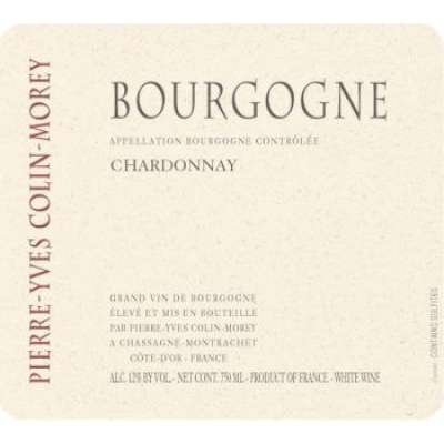 Pierre-Yves Colin-Morey Bourgogne Blanc 2022 (6x75cl)