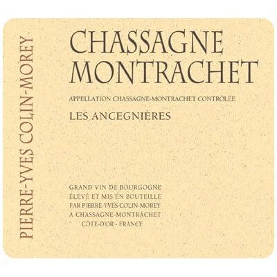 Pierre-Yves Colin-Morey Chassagne-Montrachet Les Ancegnieres 2022 (1x75cl)