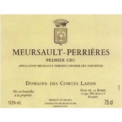 Comtes Lafon Meursault 1er Cru Perrieres 2010 (1x75cl)