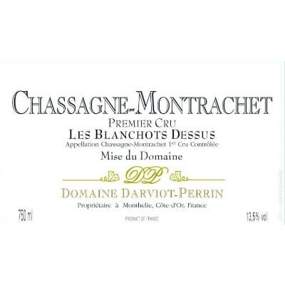 Darviot Perrin Chassagne-Montrachet 1er Cru Les Blanchots du Dessus 2022 (6x75cl)