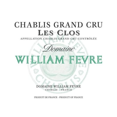 William Fevre Chablis Grand Cru Les Clos 2022 (6x75cl)
