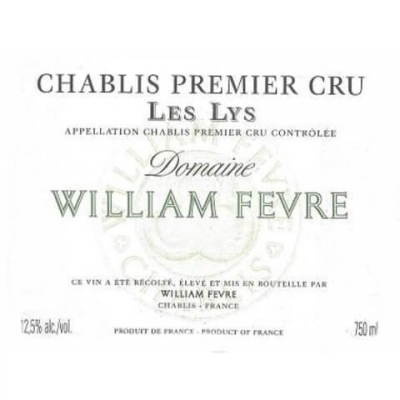 William Fevre Chablis 1er Cru Les Lys 2022 (6x75cl)