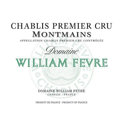 William Fevre Chablis 1er Cru Montmains 2022 (6x75cl)