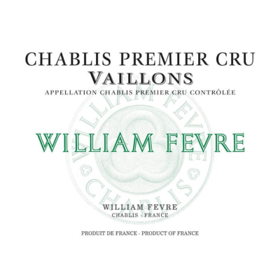 William Fevre Chablis 1er Cru Vaillons 2022 (6x75cl)