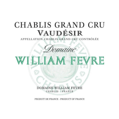 William Fevre Chablis Grand Cru Vaudesir 2022 (3x75cl)