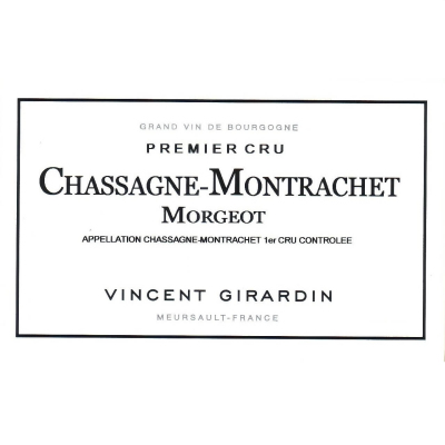 Vincent Girardin Chassagne-Montrachet 1er Cru Morgeot Blanc 2020 (12x75cl)