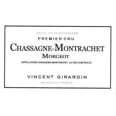 Vincent Girardin Chassagne-Montrachet 1er Cru Morgeot Blanc 2022 (12x75cl)