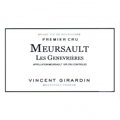 Vincent Girardin Meursault 1er Cru Les Genevrieres 2019 (6x75cl)