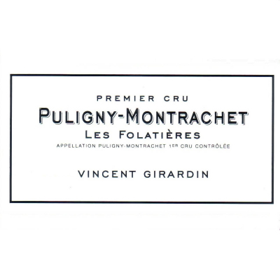 Vincent Girardin Puligny-Montrachet 1er Cru Les Folatieres 2020 (6x75cl)