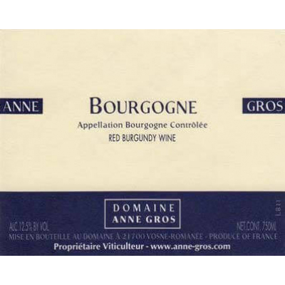 Anne Gros Bourgogne Blanc 2020 (6x75cl)