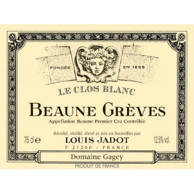 Louis Jadot (Gagey) Beaune-Greves 1er Cru Le Clos Blanc 2019 (6x75cl)