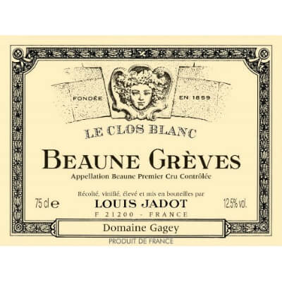 Louis Jadot (Gagey) Beaune-Greves 1er Cru Le Clos Blanc 2020 (6x75cl)
