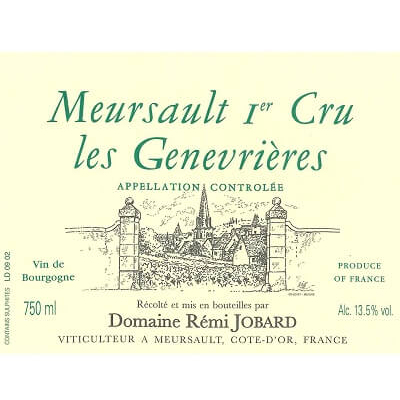 Remi Jobard Meursault 1er Cru Les Genevrieres 2022 (6x75cl)