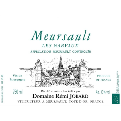 Remi Jobard Meursault Les Narvaux Blanc 2022 (6x75cl)
