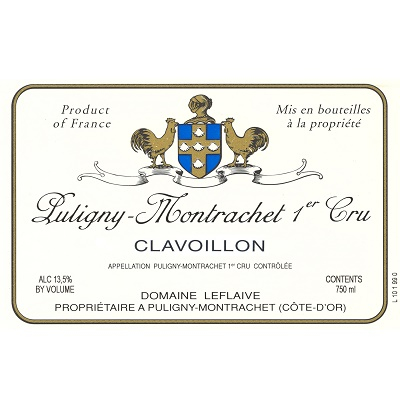 Leflaive Puligny-Montrachet 1er Cru Clavoillon 2018 (6x75cl)