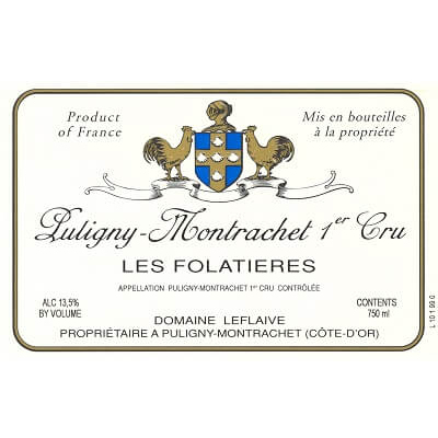 Leflaive Puligny-Montrachet 1er Cru Les Folatieres 2001 (1x75cl)