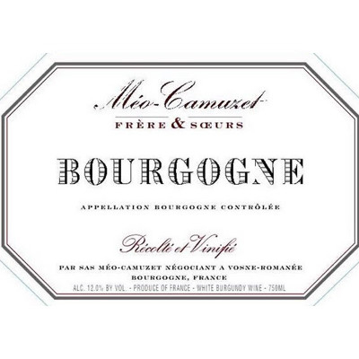 Meo-Camuzet Bourgogne Blanc 2019 (6x75cl)
