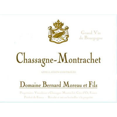 Bernard Moreau Chassagne-Montrachet Blanc 1er Cru Morgeot  2013 (6x75cl)