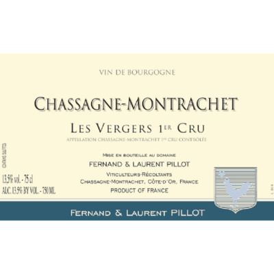 Fernand & Laurent Pillot Chassagne-Montrachet 1er Cru Vergers 2022 (6x75cl)