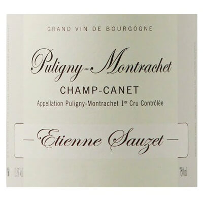 Etienne Sauzet Puligny-Montrachet 1er Cru Champ Canet 2017 (1x75cl)