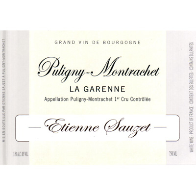 Etienne Sauzet Puligny-Montrachet 1er Cru La Garenne 2005 (12x75cl)