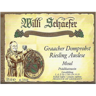 Willi Schaefer Graacher Domprobst Riesling Auslese 2009 (1x37.5cl)