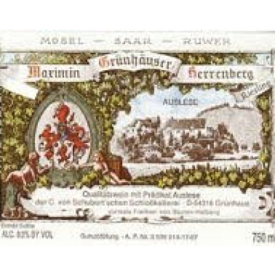 Von Schubert Maximin Grunhauser Herrenberg Riesling Auslese Nr49 2006 (6x75cl)