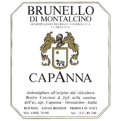 Capanna Brunello di Montalcino 1997 (6x75cl)