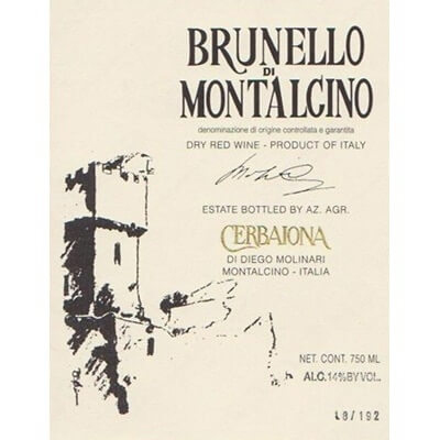 Cerbaiona Brunello di Montalcino 2001 (1x450cl)