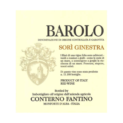 Conterno Fantino Barolo Sori Ginestra 2001 (6x75cl)