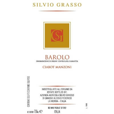 Silvio Grasso Barolo Ciabot Manzoni 1997 (6x75cl)