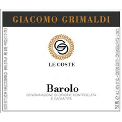 Giacomo Grimaldi Barolo Le Coste 1997 (12x75cl)