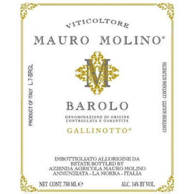 Mauro Molino Barolo Gallinotto 2015 (6x150cl)