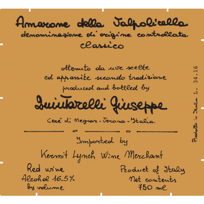 Quintarelli Amarone della Valpolicella Classico 2011 (1x75cl)