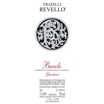 Revello Barolo Giachini 1998 (6x75cl)