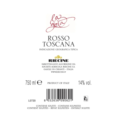 Riecine La Gioia 2021 (6x75cl)