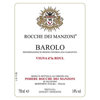 Rocche Dei Manzoni Barolo Vigna d'la Roul 2017 (6x75cl)