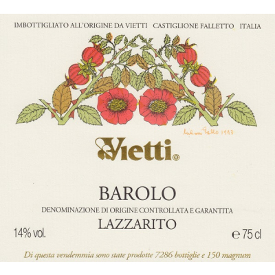 Vietti Barolo Lazzarito 2019 (3x75cl)
