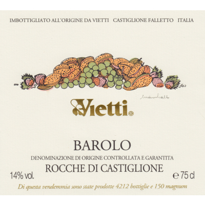 Vietti Barolo Rocche 2015 (1x150cl)