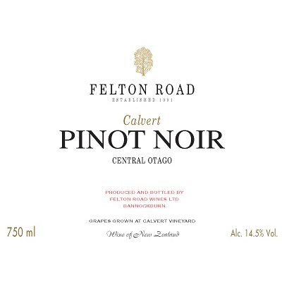 Felton Road Calvert Pinot Noir 2018 (6x75cl)